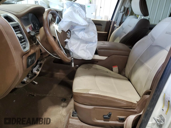 2020 Ram 3500 Laramie with VIN 3C63R3JL3LG102994, listed as a Copart auction lot 57411184 with 0 mi miles and Salvage Title. Bid and sale history available at carsss.com. Image 7.
