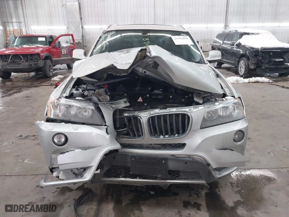 2013 BMW X3 xDrive28i with VIN 5UXWX9C52DL874015, listed as a IAAI auction lot 41542818 with 84,610 mi miles. Bid and sale history available at carsss.com. Image 12.