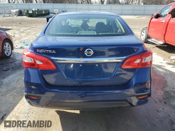 2018 Nissan Sentra S with VIN 3N1AB7AP1JY322580, listed as a Copart auction lot 51759735 with 37,812 mi miles and Non Repairable. Bid and sale history available at carsss.com. Image 6.