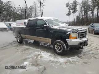 2001 Ford Super Duty F-250 XL with VIN 1FTNW21L51EB55897, listed as a Copart auction lot 87400774 with 191,034 mi miles and Clean Title. Bid and sale history available at carsss.com. Image 4.