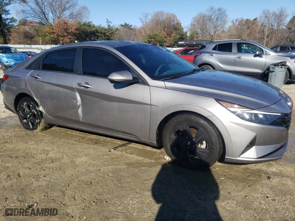 2023 Hyundai Elantra Preferred with VIN KMHLM4AG1PU451019, listed as a Copart auction lot 82034464 with 55,847 mi miles and Salvage Title. Bid and sale history available at carsss.com. Image 4.