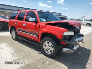2002 Chevrolet Tahoe LS with VIN 1GNEK13Z52R156962, listed as a Copart auction lot 58169335 with 162,916 mi miles and Salvage title. Bid and sale history available at DreamBid. Image 4.
