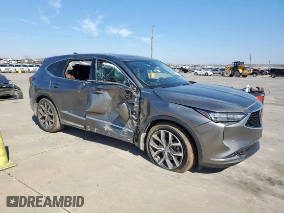 2022 Acura MDX Technology z VIN 5J8YD9H43NL012136, wystawiony jako Copart lot #45752875 z przebiegiem Nie podano mil oraz Szkoda całkowita • Salvage title. Historia ofert i sprzedaży dostępna na DreamBid. Obrazek 4.