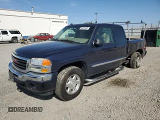 2005 GMC Sierra 1500 SLT with VIN 1GTEK19B85E181837, listed as a Copart auction lot 58852935 with 139,305 mi miles and Salvage title. Bid and sale history available at DreamBid. Image 1.