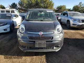 2017 FIAT 500L Pop with VIN ZFBCFAAH6HZ039885, listed as a Copart auction lot 80780824 with 60,315 mi miles and Salvage Title. Bid and sale history available at carsss.com. Image 5.