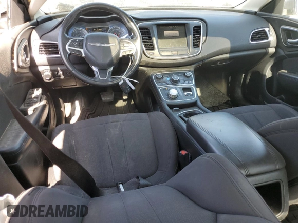 2015 Chrysler 200 Limited with VIN 1C3CCCAB1FN672686, listed as a Copart auction lot 52155565 with 117,710 mi miles and Salvage Title. Bid and sale history available at carsss.com. Image 8.