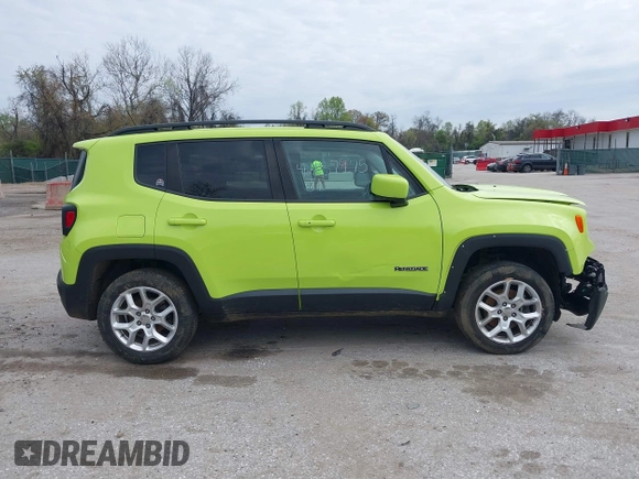 2017 Jeep Renegade Latitude with VIN ZACCJBBB1HPF11677, listed as a IAAI auction lot 42037975 with 58,527 mi miles. Bid and sale history available at carsss.com. Image 13.