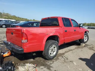 2003 Dodge Dakota Sport with VIN 1D7HL38NX3S222930, listed as a Copart auction lot 71812234 with 203,140 mi miles and Salvage Title. Bid and sale history available at carsss.com. Image 3.