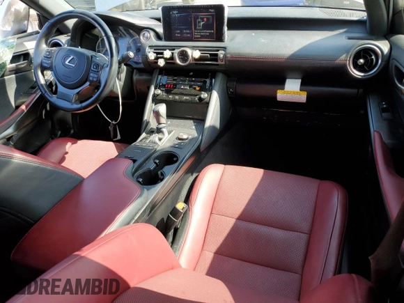 2022 Lexus IS 300 with VIN JTHDA1D27N5119009, listed as a Copart auction lot 54622045 with 9,122 mi miles and Salvage title. Bid and sale history available at DreamBid. Image 8.