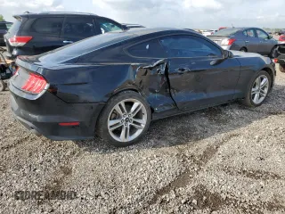 2021 Ford Mustang EcoBoost with VIN 1FA6P8THXM5102166, listed as a Copart auction lot 51295965 with 52,342 mi miles and Salvage Title. Bid and sale history available at carsss.com. Image 3.
