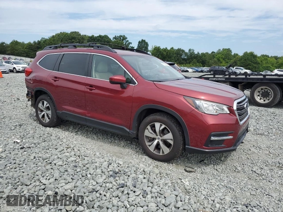 2019 Subaru Ascent Premium with VIN 4S4WMAFD2K3432570, listed as a Copart auction lot 57872895 with 44,939 mi miles and Salvage title. Bid and sale history available at DreamBid. Image 4.