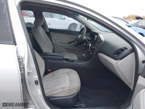2011 Kia Optima LX with VIN KNAGM4A7XB5169810, listed as a IAAI auction lot 40855136 with 147,541 mi miles. Bid and sale history available at carsss.com. Image 5.