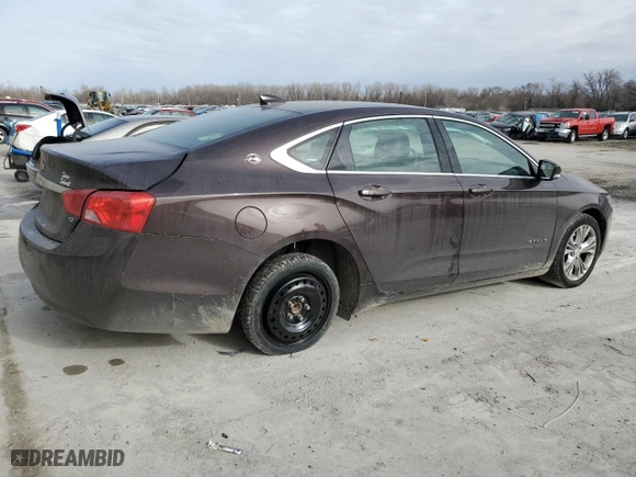 2015 Chevrolet Impala LT with VIN 2G1125S34F9184515, listed as a Copart auction lot 48351445 with 116,219 mi miles and Salvage Title. Bid and sale history available at carsss.com. Image 3.