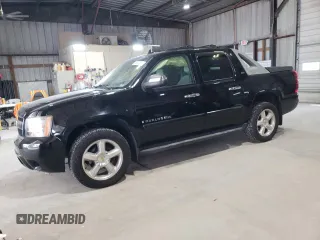 2007 Chevrolet Avalanche LTZ with VIN 3GNFK12347G161398, listed as a Copart auction lot 53800355 with 188,117 mi miles and Salvage Title. Bid and sale history available at DreamBid. Image 1.