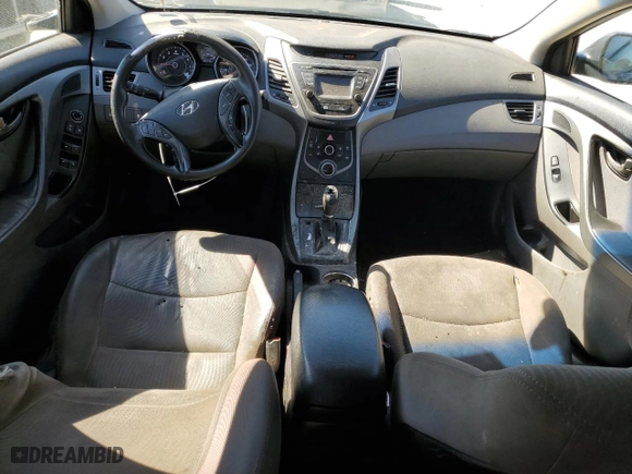 2015 Hyundai Elantra SE with VIN 5NPDH4AE1FH602557, listed as a Copart auction lot 49055865 with 108,246 mi miles and Salvage Title. Bid and sale history available at carsss.com. Image 8.