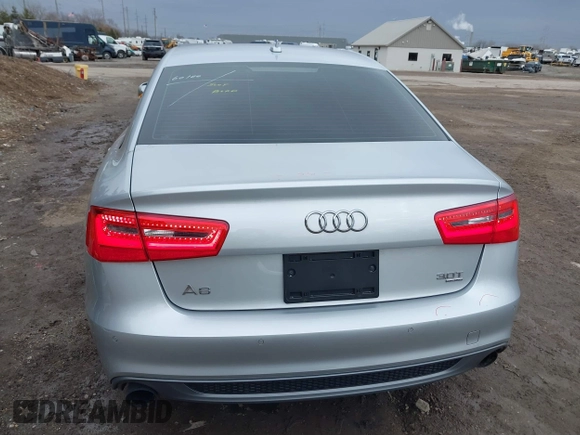 2015 Audi A6 3.0T Prestige with VIN WAUHGAFC5FN026947, listed as a IAAI auction lot 41718442 with 110,410 mi miles. Bid and sale history available at carsss.com. Image 16.