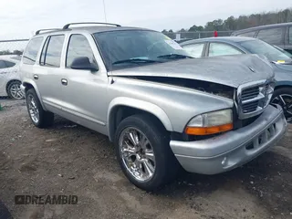 2002 Dodge Durango z VIN 1B4HR48N72F124778, wystawiony jako IAAI lot #41505251 z przebiegiem 264 232 mil mil oraz . Historia ofert i sprzedaży dostępna na DreamBid. Obrazek 1.