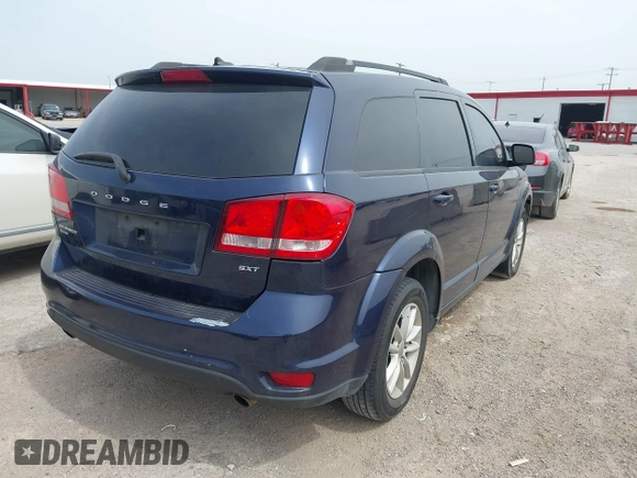 2017 Dodge Journey SXT z VIN 3C4PDDBG4HT574281, wystawiony jako IAAI lot #42273583 z przebiegiem 155 611 mil mil oraz . Historia ofert i sprzedaży dostępna na DreamBid. Obrazek 4.