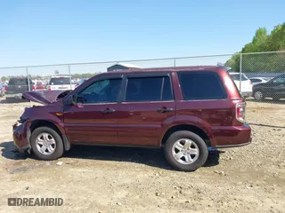 2007 Honda Pilot LX with VIN 5FNYF18177B017698, listed as a IAAI auction lot 41995853 with 192,923 mi miles. Bid and sale history available at carsss.com. Image 15.