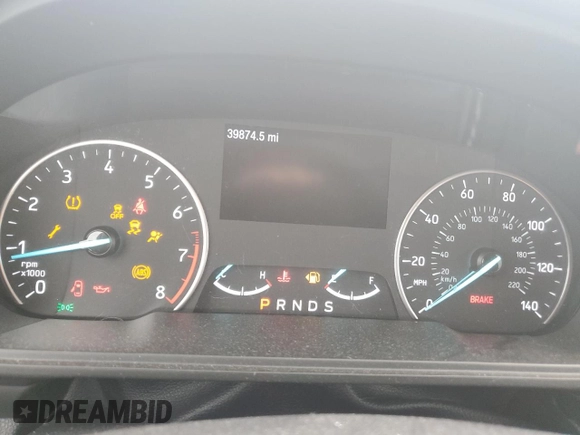 2021 Ford EcoSport SE with VIN MAJ3S2GE5MC405141, listed as a Copart auction lot 57126585 with 39,874 mi miles and Salvage title. Bid and sale history available at DreamBid. Image 9.