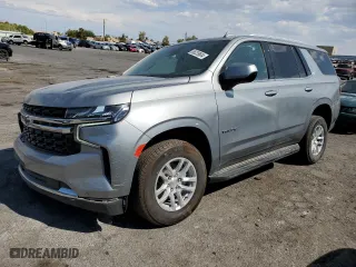2023 Chevrolet Tahoe LS with VIN 1GNSKMKD8PR230800, listed as a Copart auction lot 66228604 with 7,117 mi miles and Salvage Title. Bid and sale history available at carsss.com. Image 1.