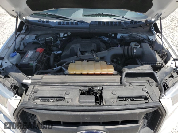 2017 Ford F-150 XL with VIN 1FTMF1EP6HKC79630, listed as a Copart auction lot 52745705 with 53,936 mi miles and Salvage title. Bid and sale history available at DreamBid. Image 11.