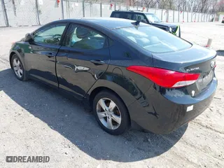2013 Hyundai Elantra GLS with VIN 5NPDH4AE2DH450608, listed as a IAAI auction lot 41932150 with 188,509 mi miles. Bid and sale history available at carsss.com. Image 3.