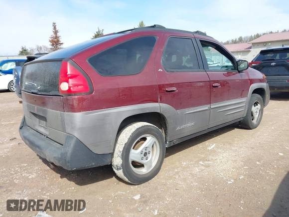 2001 Pontiac Aztek GT z VIN 3G7DA03E51S531919, wystawiony jako IAAI lot #41858636 z przebiegiem 142 539 mil mil oraz . Historia ofert i sprzedaży dostępna na DreamBid. Obrazek 4.