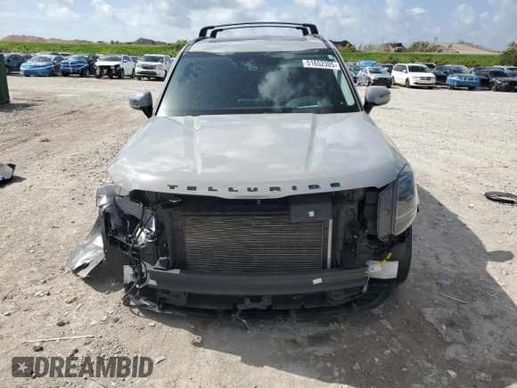 2022 Kia Telluride SX with VIN 5XYP5DHC4NG297894, listed as a Copart auction lot 51652305 with 36,308 mi miles and Salvage Title. Bid and sale history available at carsss.com. Image 5.
