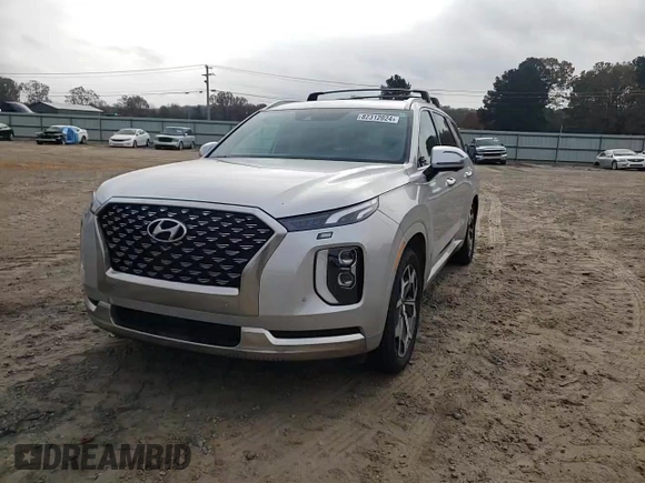 2022 Hyundai Palisade Calligraphy z VIN KM8R7DHE5NU442214, wystawiony jako Copart lot #82312024 z przebiegiem 59 429 mil mil oraz Szkoda całkowita • Salvage title. Historia ofert i sprzedaży dostępna na DreamBid. Obrazek 11.
