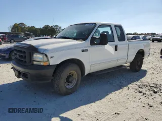 2002 Ford Super Duty F-250 XL with VIN 1FTNX20L42EB05864, listed as a Copart auction lot 77503234 with 279,046 mi miles and Clean Title. Bid and sale history available at carsss.com. Image 1.