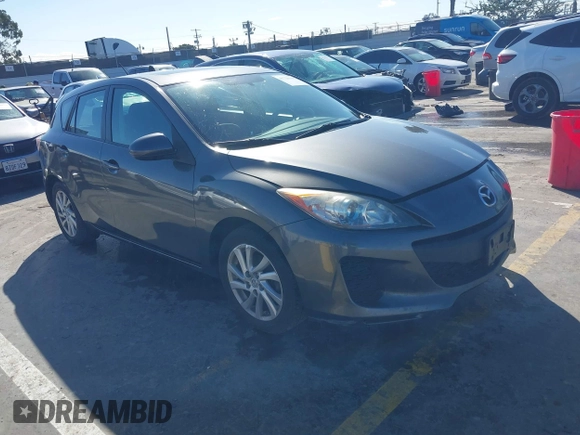 2012 Mazda Mazda3 i Touring with VIN JM1BL1L71C1529437, listed as a IAAI auction lot 41728946 with 179,907 mi miles. Bid and sale history available at carsss.com. Image 1.