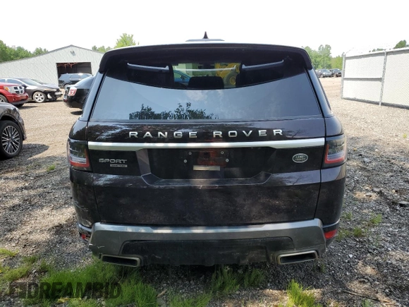 2019 Land Rover Range Rover Sport HSE with VIN SALWR2RK7KA843876, listed as a Copart auction lot 57835784 with 90,511 mi miles and Clean Title. Bid and sale history available at carsss.com. Image 6.