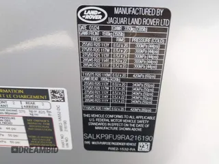 2024 Land Rover Range Rover SE z VIN SALKP9FU9RA216190, wystawiony jako IAAI lot #41877509 z przebiegiem 8171 mil mil oraz . Historia ofert i sprzedaży dostępna na DreamBid. Obrazek 9.