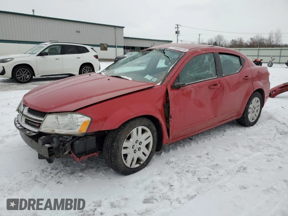 2012 Dodge Avenger SE with VIN 1C3CDZAG0CN252067, listed as a Copart auction lot 41464015 with 89,730 mi miles and Non Repairable. Bid and sale history available at DreamBid. Image 1.