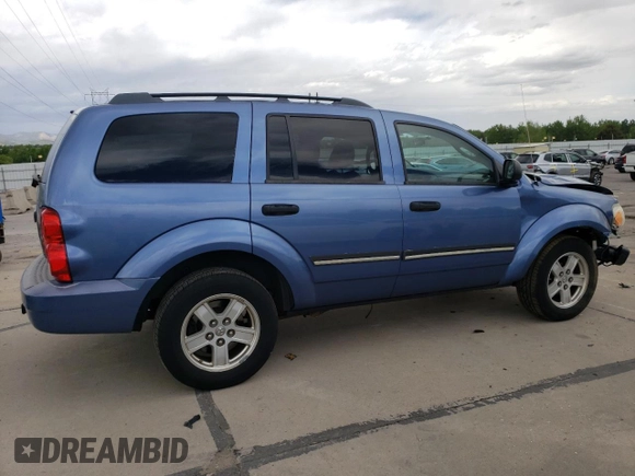2007 Dodge Durango SLT with VIN 1D8HB48P07F536428, listed as a Copart auction lot 56940085 with 139,375 mi miles and Salvage title. Bid and sale history available at DreamBid. Image 3.