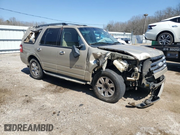 2008 Ford Expedition SSV with VIN 1FMFU15548LA38510, listed as a Copart auction lot 48409195 with 211,925 mi miles and Salvage title. Bid and sale history available at DreamBid. Image 4.