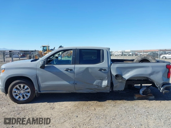 2024 Chevrolet Silverado 1500 Custom with VIN 1GCPABEK9RZ232509, listed as a IAAI auction lot 40923116 with 12,719 mi miles and . Bid and sale history available at DreamBid. Image 13.