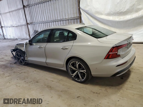 2024 Volvo S60 Plus Dark Theme with VIN 7JRL12FL6RG306908, listed as a Copart auction lot 44723425 with 1,412 mi miles and Salvage title. Bid and sale history available at DreamBid. Image 2.