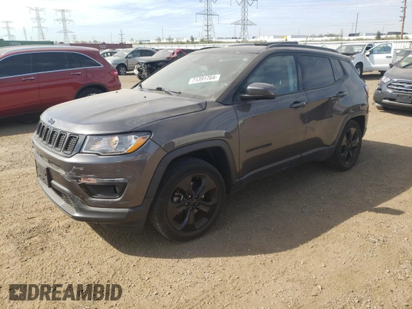 2018 Jeep Compass Latitude with VIN 3C4NJCBB4JT407147, listed as a Copart auction lot 71391764 with 118,183 mi miles and Salvage Title. Bid and sale history available at carsss.com. Image 1.