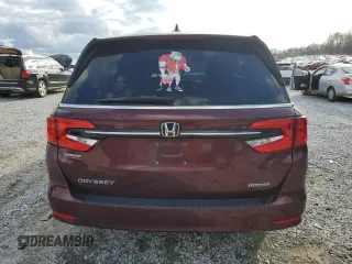 2021 Honda Odyssey Touring with VIN 5FNRL6H86MB021678, listed as a Copart auction lot 85002174 with 103,166 mi miles and Salvage Title. Bid and sale history available at carsss.com. Image 6.