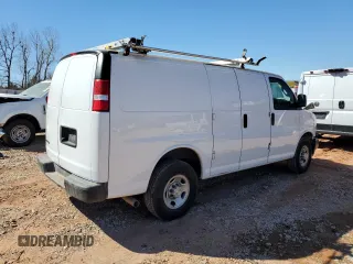 2021 Chevrolet Express Cargo with VIN 1GCWGAFP3M1233886, listed as a Copart auction lot 43017505 with Not provided miles and Salvage title. Bid and sale history available at DreamBid. Image 3.
