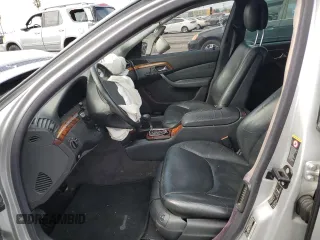 2001 Mercedes-Benz S-Class with VIN WDBNG75J01A187018, listed as a Copart auction lot 44502433 with 0 mi miles and Salvage Title. Bid and sale history available at carsss.com. Image 7.
