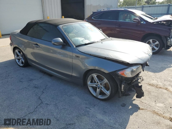 2010 BMW 1 Series 135i with VIN WBAUN9C5XAVK41340, listed as a Copart auction lot 52394575 with Not provided miles and Salvage title. Bid and sale history available at DreamBid. Image 4.