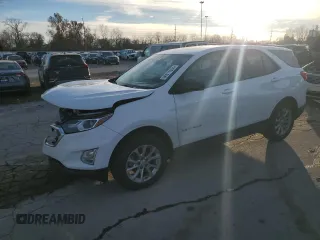 2021 Chevrolet Equinox LS with VIN 3GNAX5EV6MS111837, listed as a Copart auction lot 80011504 with 176,026 mi miles and Salvage title. Bid and sale history available at DreamBid. Image 1.