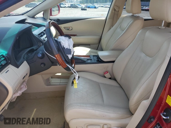 2011 Lexus RX 350 with VIN JTJBK1BA2B2015876, listed as a Copart auction lot 62116415 with 117,159 mi miles and Salvage title. Bid and sale history available at DreamBid. Image 7.