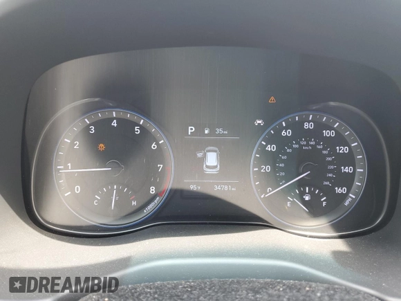 2019 Hyundai Kona Limited with VIN KM8K33A59KU372570, listed as a Copart auction lot 65702914 with 34,781 mi miles and Non Repairable. Bid and sale history available at carsss.com. Image 9.