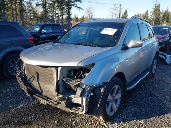 2012 Acura MDX Tech/Entertainment Pkg with VIN 2HNYD2H48CH535081, listed as a IAAI auction lot 41429223 with 165,787 mi miles. Bid and sale history available at carsss.com. Image 2.