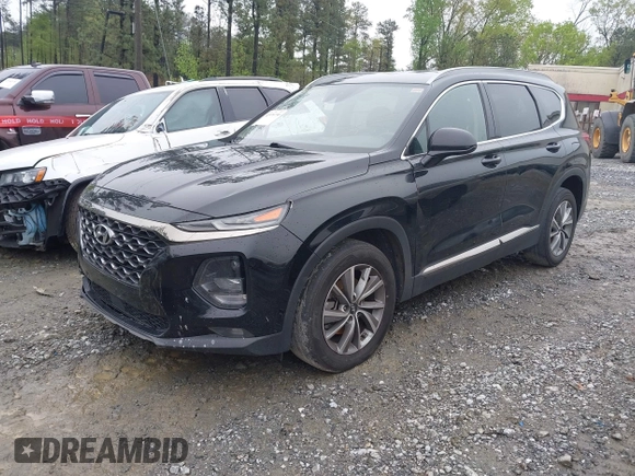 2019 Hyundai Santa Fe SEL with VIN 5NMS33AD0KH085380, listed as a IAAI auction lot 41970730 with 174,126 mi miles and . Bid and sale history available at DreamBid. Image 2.