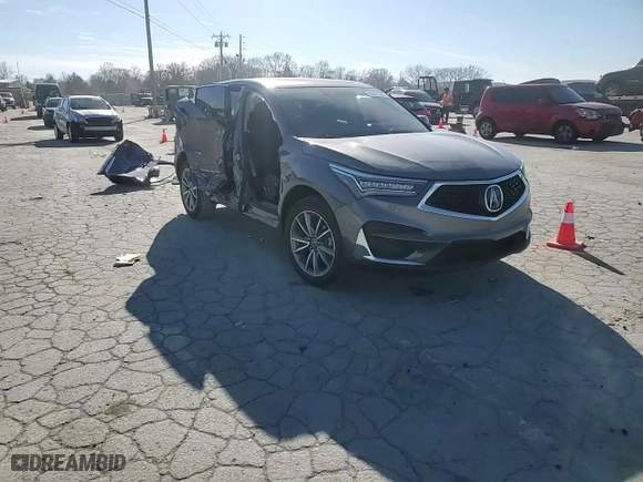 2019 Acura RDX w/Technology Pkg with VIN 5J8TC1H5XKL015893, listed as a Copart auction lot 43321525 with 28,339 mi miles and Salvage Title. Bid and sale history available at carsss.com. Image 12.